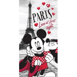 Osuška Mickey & Minnie Love Paris